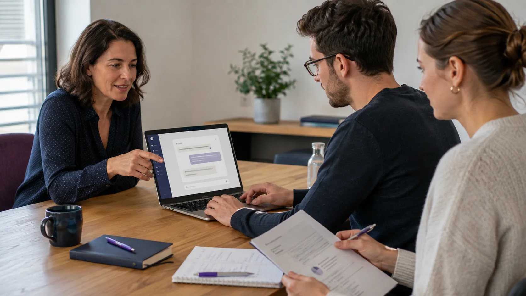 Professionnels découvrant les usages de l’IA générative en formation